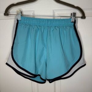 Nike Blue and Black Athletic Running Shorts Size Small GUC, see photos for spot